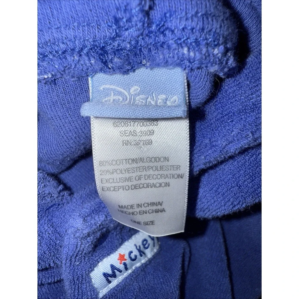 Disney Baby Mickey Mouse Blue Swim Poncho One size  Hooded Pool Beach‎